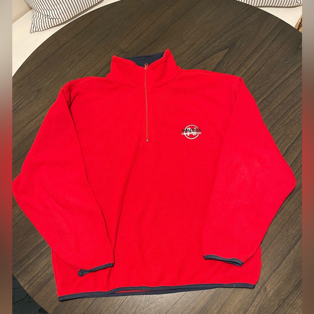 Vintage Nautica Competition fleece zip up size XL
